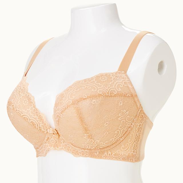 【NEW】お試しブラ 黒 3/4カップ・寄せ上げ