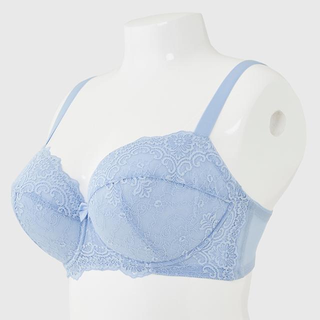 【NEW】お試しブラ 黒 3/4カップ・寄せ上げ