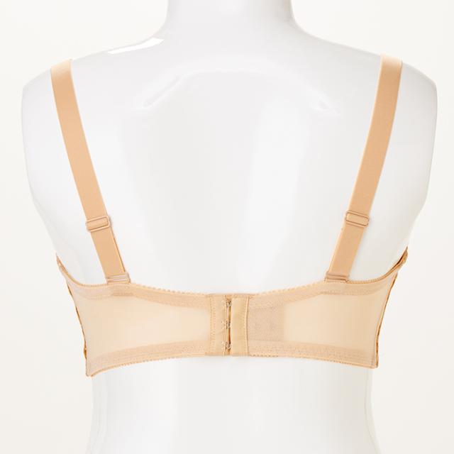 【NEW】お試しブラ ベージュ 3/4カップ・丸胸
