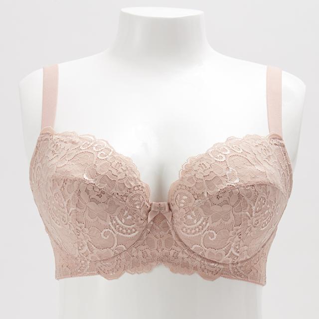 お試しブラVer2.5C ローズベージュ　3/4カップ・寄せ上げ 