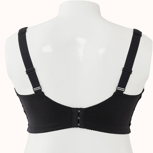 プラスサイズブラ 黒 フルカップ