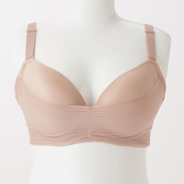 ノンワイヤーブラ・ローズベージュ