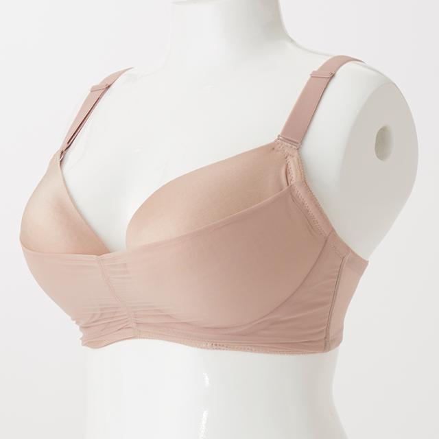 ノンワイヤーブラ・ローズベージュ