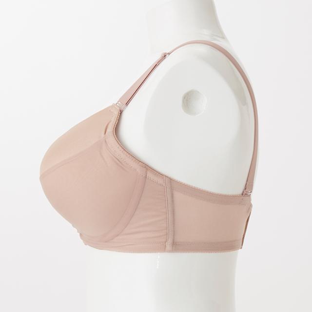 ノンワイヤーブラ・ローズベージュ