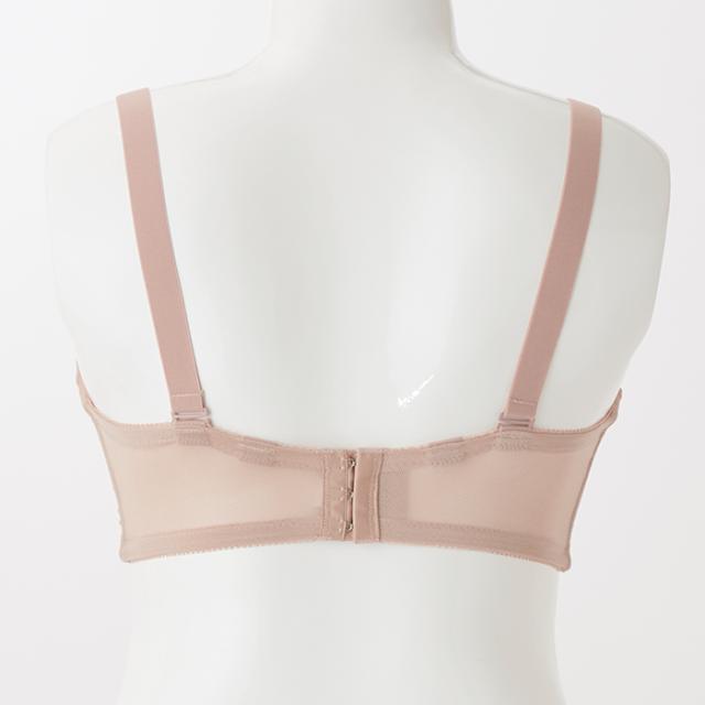 ノンワイヤーブラ・ローズベージュ