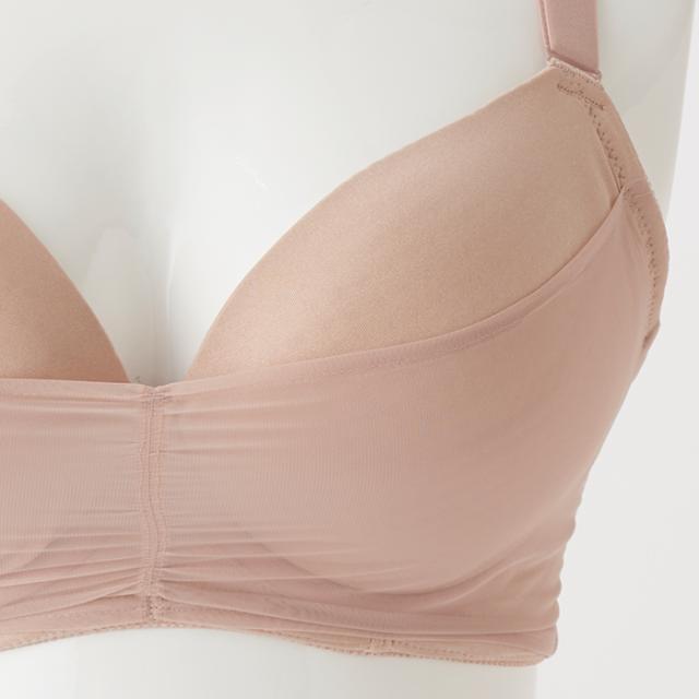 ノンワイヤーブラ・ローズベージュ