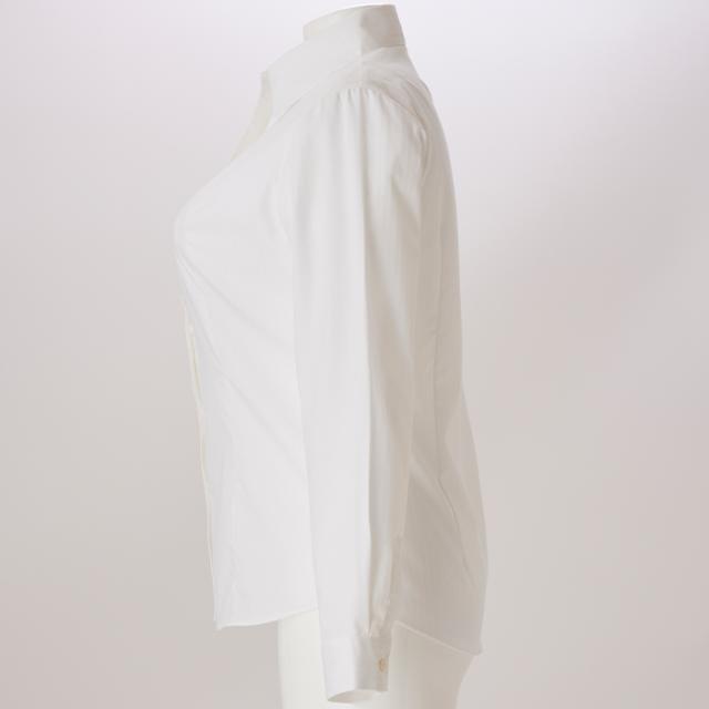 シャツVer3.5 白ドビーストライプ・スキッパー