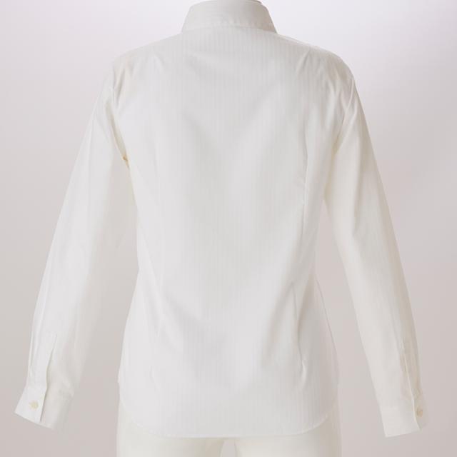 シャツVer3.5 白ドビーストライプ・スキッパー