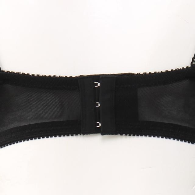 お試しブラVer2.5黒 3/4カップ・丸胸