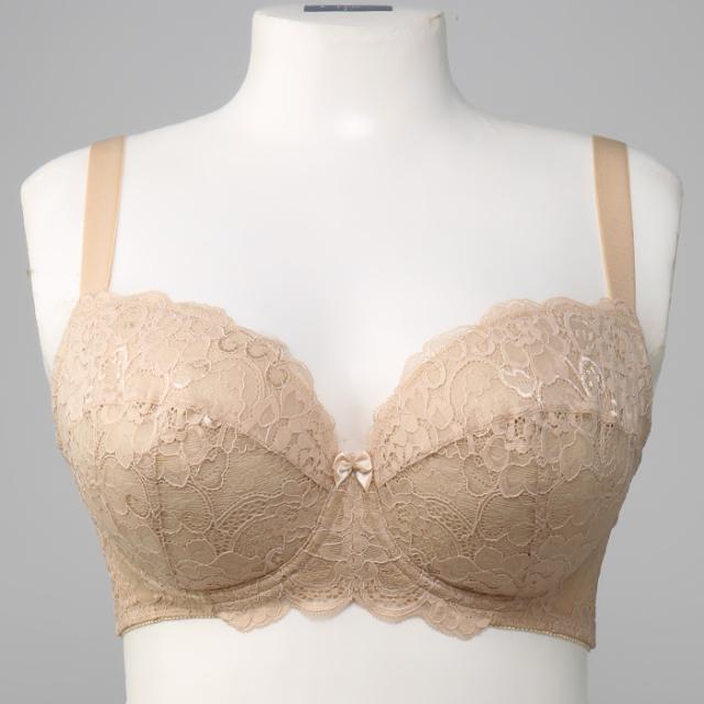 お試しブラVer2.5ベージュ 3/4カップ・丸胸