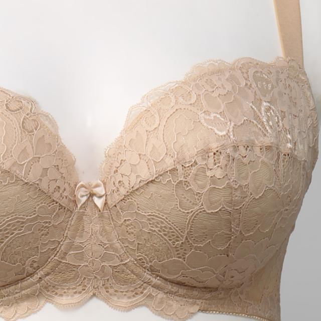 お試しブラVer2.5ベージュ 3/4カップ・丸胸