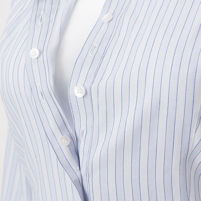 シャツVer3.5 ブルーストライプ・スキッパー