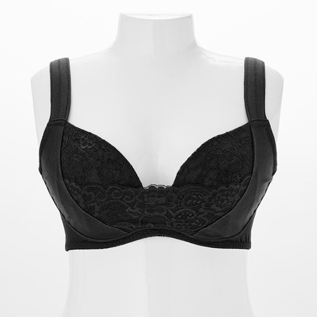 バストアップノンワイヤーブラ・黒