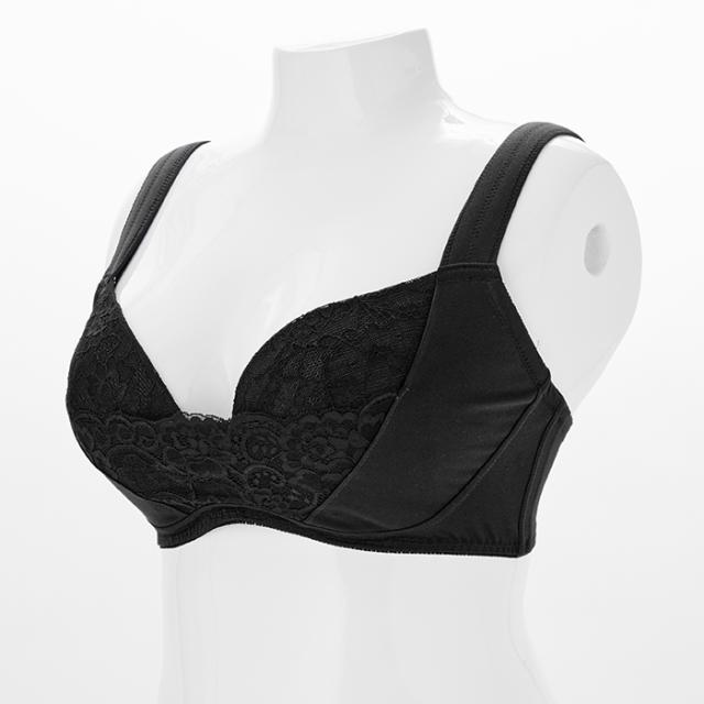 バストアップノンワイヤーブラ・黒