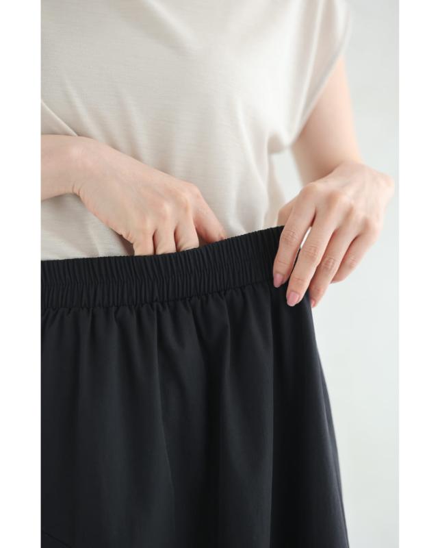 新作5月22日 （黒）ドレープレース揺らめく重なるランダム裾ミディアムスカート cawaii w61221ps S~L対応 ひざ下 変形 春 夏 おでかけ 旅行 パーティー 女子会 デート イベント お呼ばれ 軽やか レディース ファッション 大人 ママ ミセス 30代 40代 50代