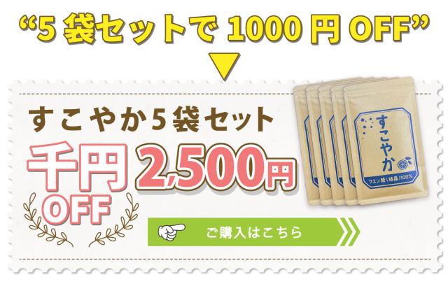 すこやか5袋セット