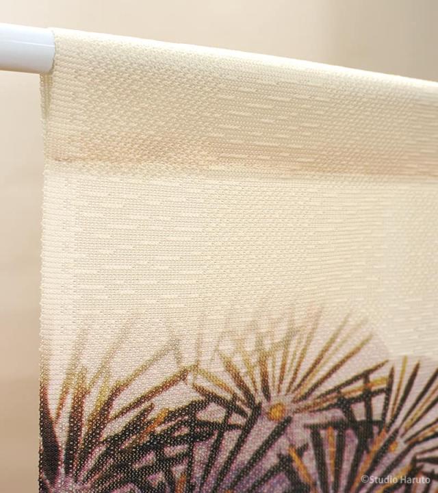 のれん 龍と富士山