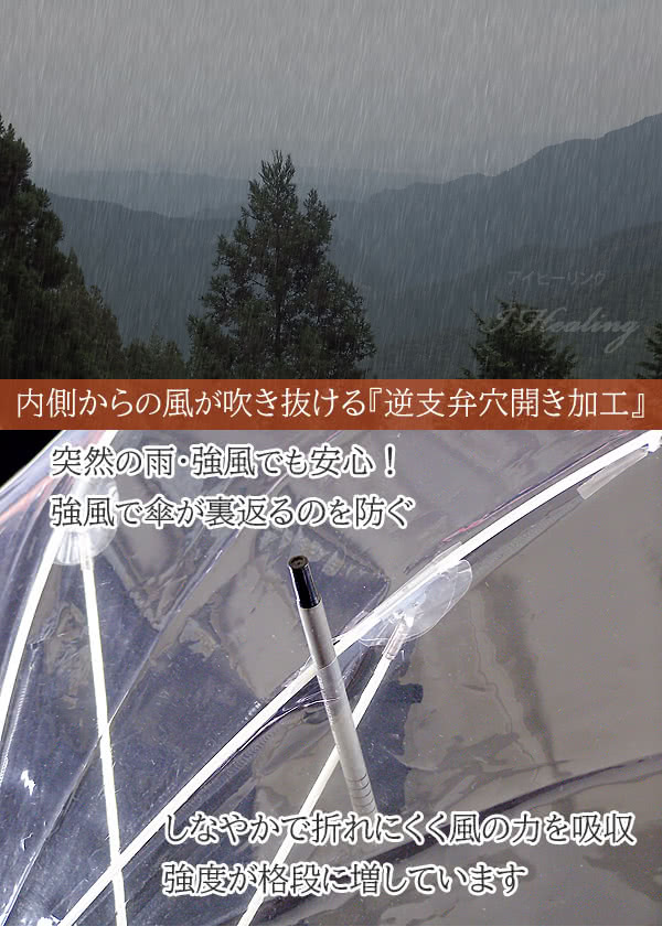 内側からの風が吹き抜ける逆支弁