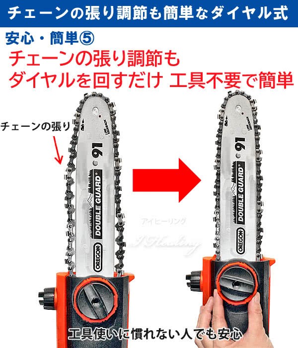 チェーン張り調節