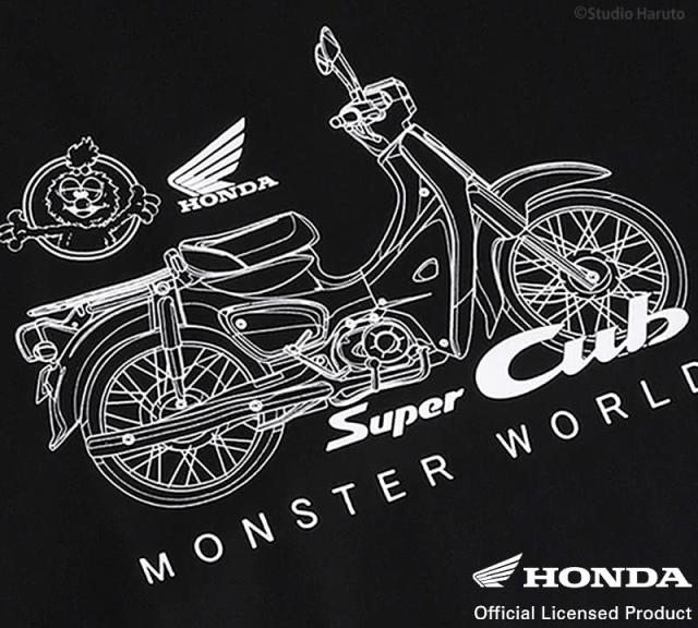半袖 Tシャツ スーパーカブのラインアート ブラック