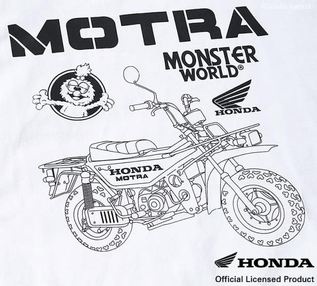 TシャツMOTRAのイラスト ホワイト