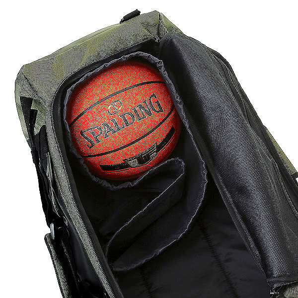 ヴァースダッフル 3WAY カーキ x ブラック SPALDING 50-018KHの画像2