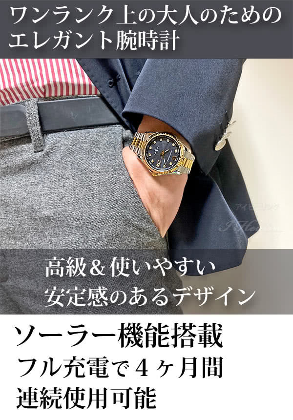 ワンランク上の大人のためのエレガント腕時計 MJ037-2