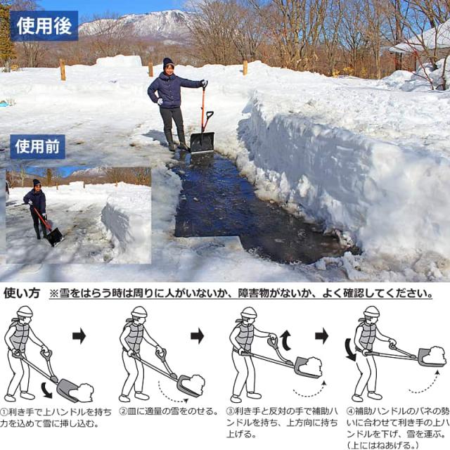 ヤードフォース スノースコップ使い方