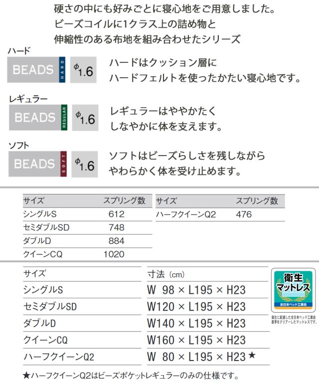 ﾋﾞｰｽﾞﾏｯﾄﾚｽ