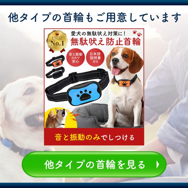 他タイプ首輪もご用意しています。画像クリックで他タイプ首輪の商品ページへリンクします。