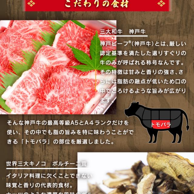 ポルチーニ薫 神戸牛 牛すき丼