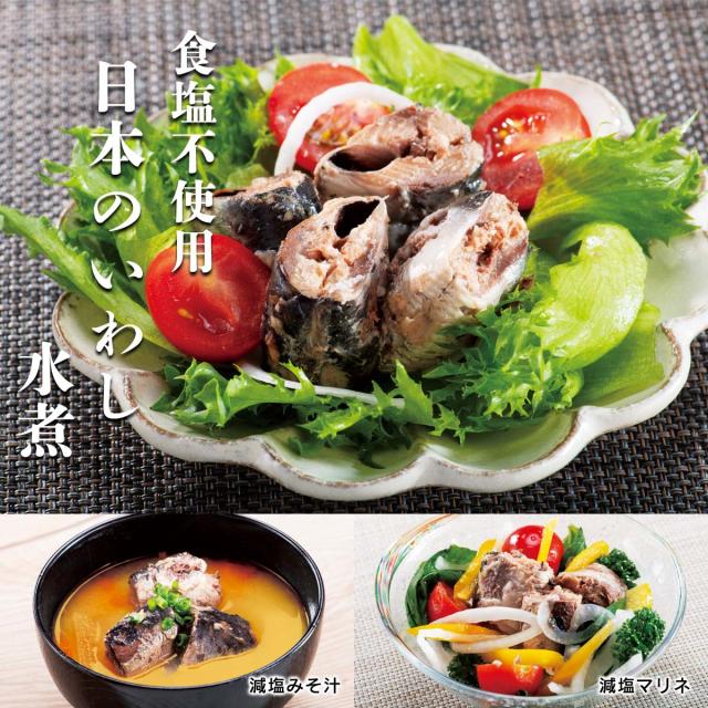 日本のいわし 水煮(食塩不使用)