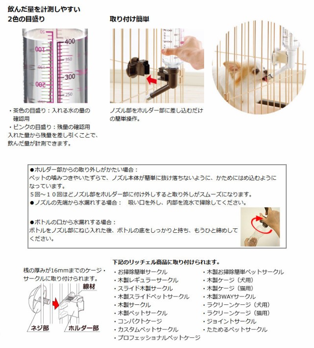 スターター 犬 ケージ 食器 水 給水器 リッチェル Richell お掃除簡単ペットケージセット900 ゲージ 8kgまでの通販はau Wowma ワウマ カモシカnet 商品ロットナンバー