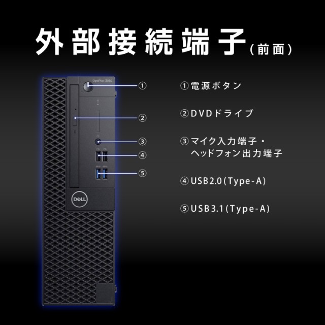 デル3060第8世代Core i5-8400/4G/500G/DVD/Win11