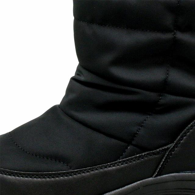 防水仕様 ボア付 キルティング ブーツ