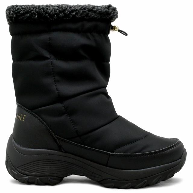 防水仕様 ボア付 キルティング ブーツ