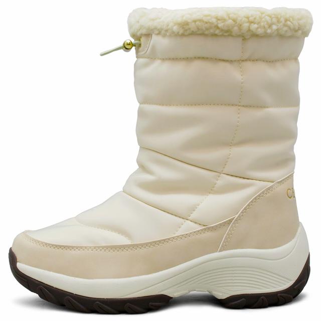 防水仕様 ボア付 キルティング ブーツ