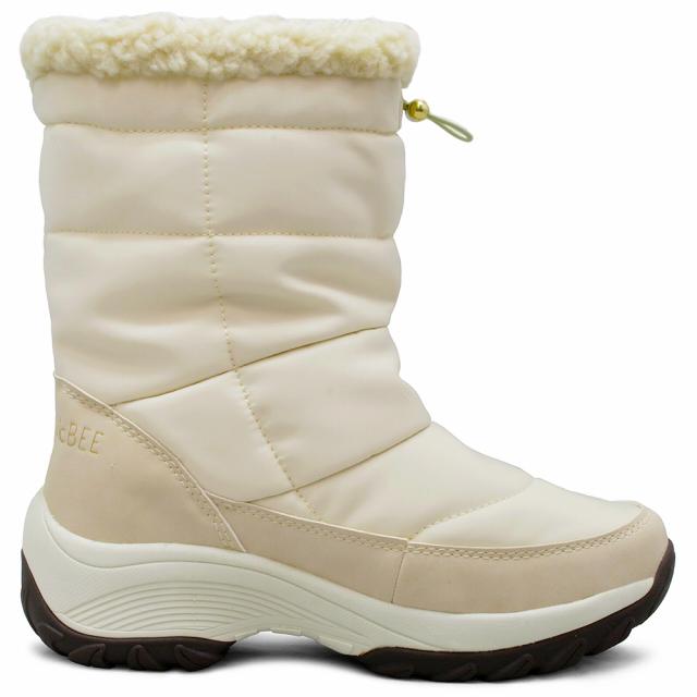 防水仕様 ボア付 キルティング ブーツ