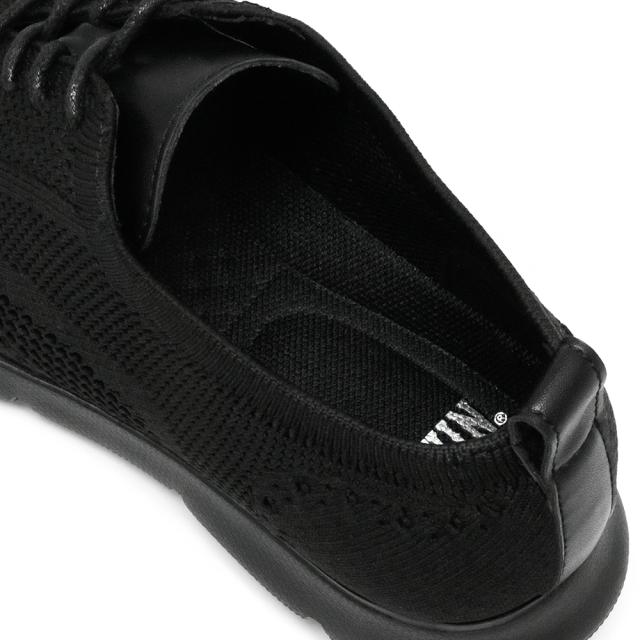 軽量 ニット レースアップ カジュアルシューズ