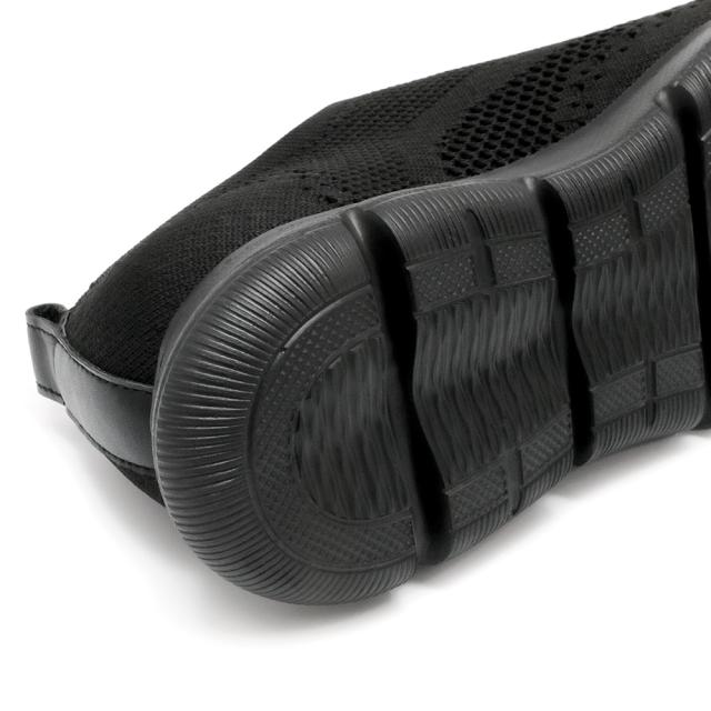 軽量 ニット レースアップ カジュアルシューズ