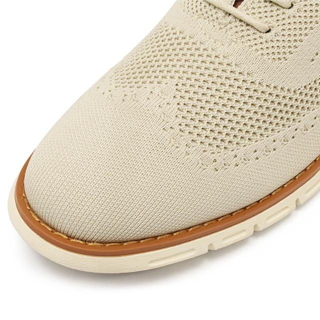 軽量 ニット レースアップ カジュアルシューズ