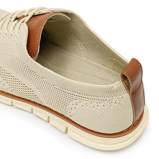 軽量 ニット レースアップ カジュアルシューズ