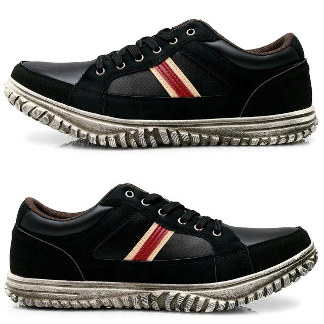 防水仕様 サイドライン スニーカー