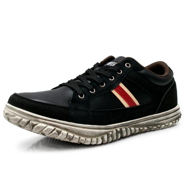 防水仕様 サイドライン スニーカー