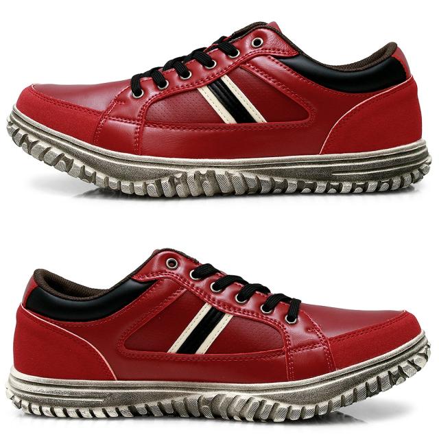 防水仕様 サイドライン スニーカー