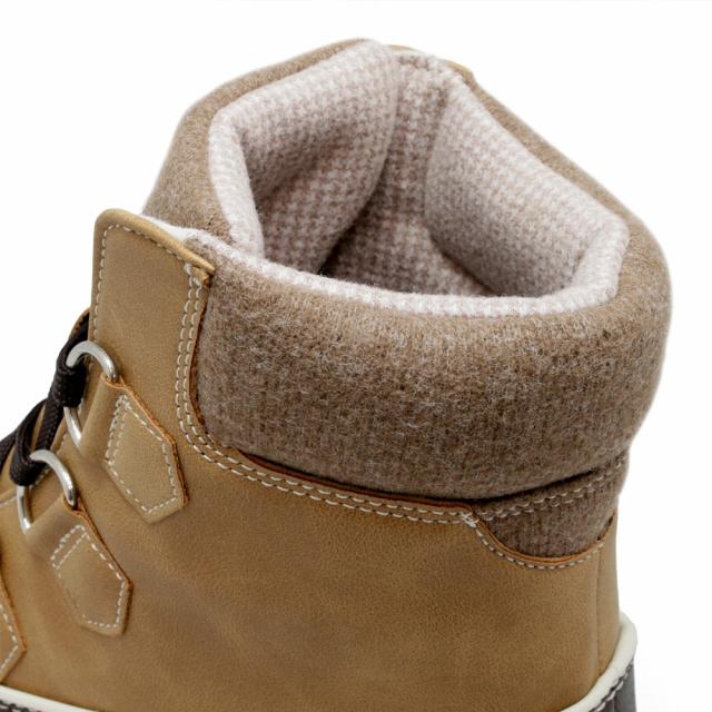 防水仕様 ニット付 ショートブーツ スニーカー