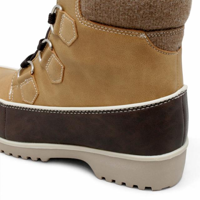 防水仕様 ニット付 ショートブーツ スニーカー