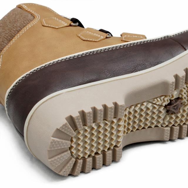 防水仕様 ニット付 ショートブーツ スニーカー