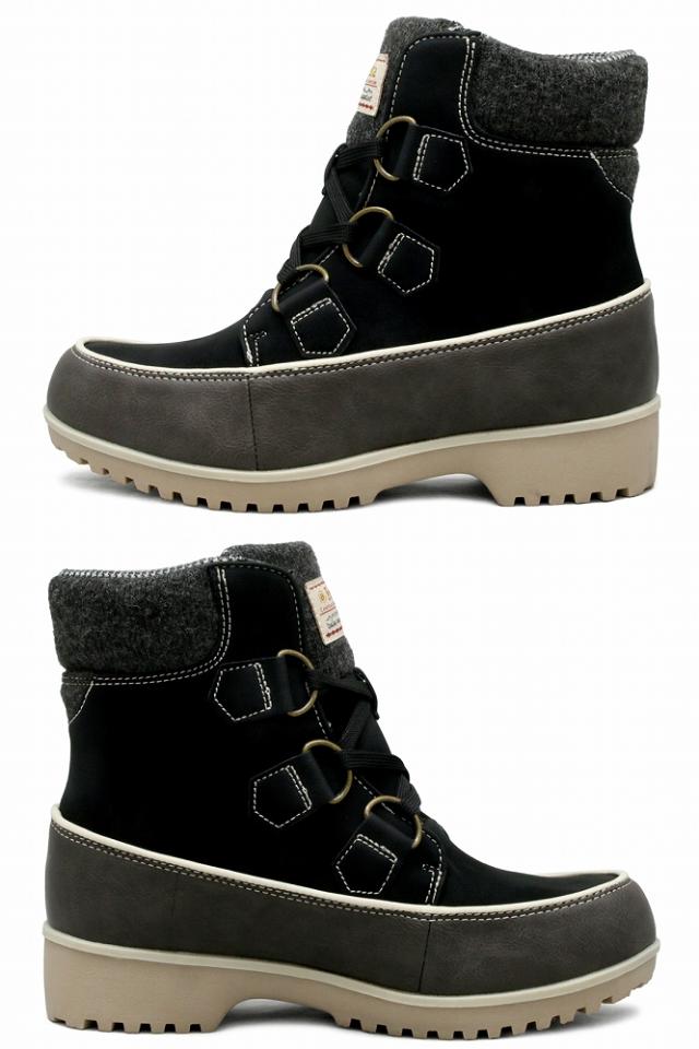 防水仕様 ニット付 ショートブーツ スニーカー