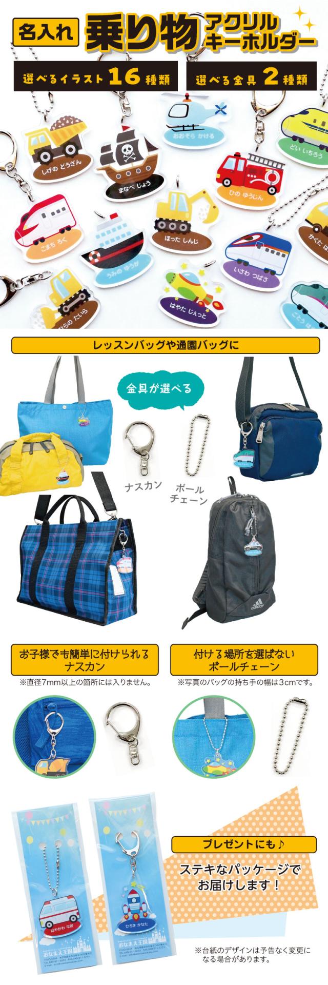 アクリルキーホルダー商品説明